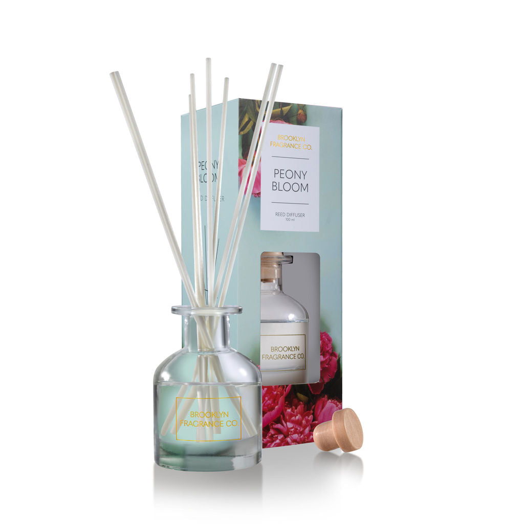 Peony Bloom 100 ml Reed Diffuser – BrooklynFragranceCo