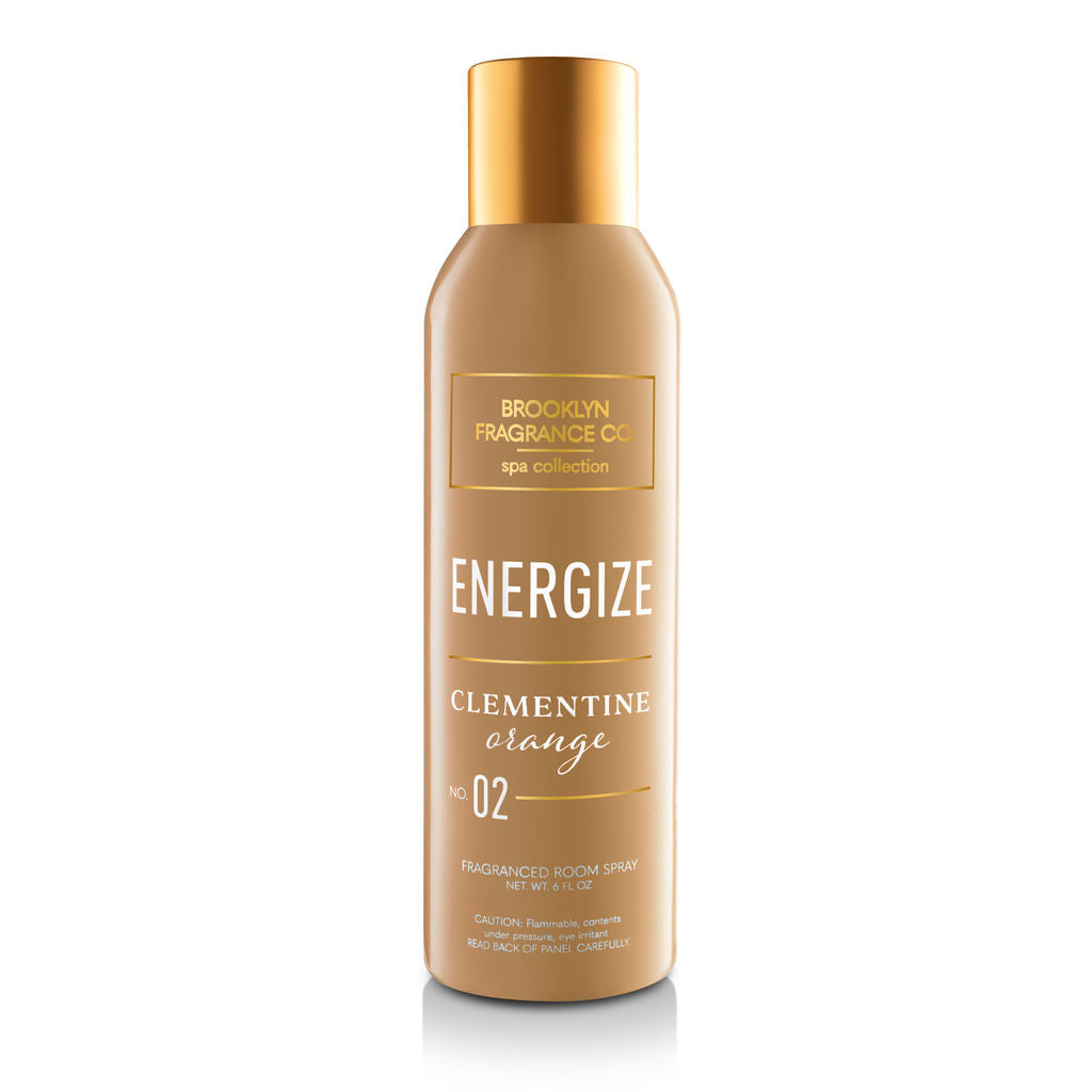 Clementine Orange 6 oz Home Fragrance Room Spray BrooklynFragranceCo