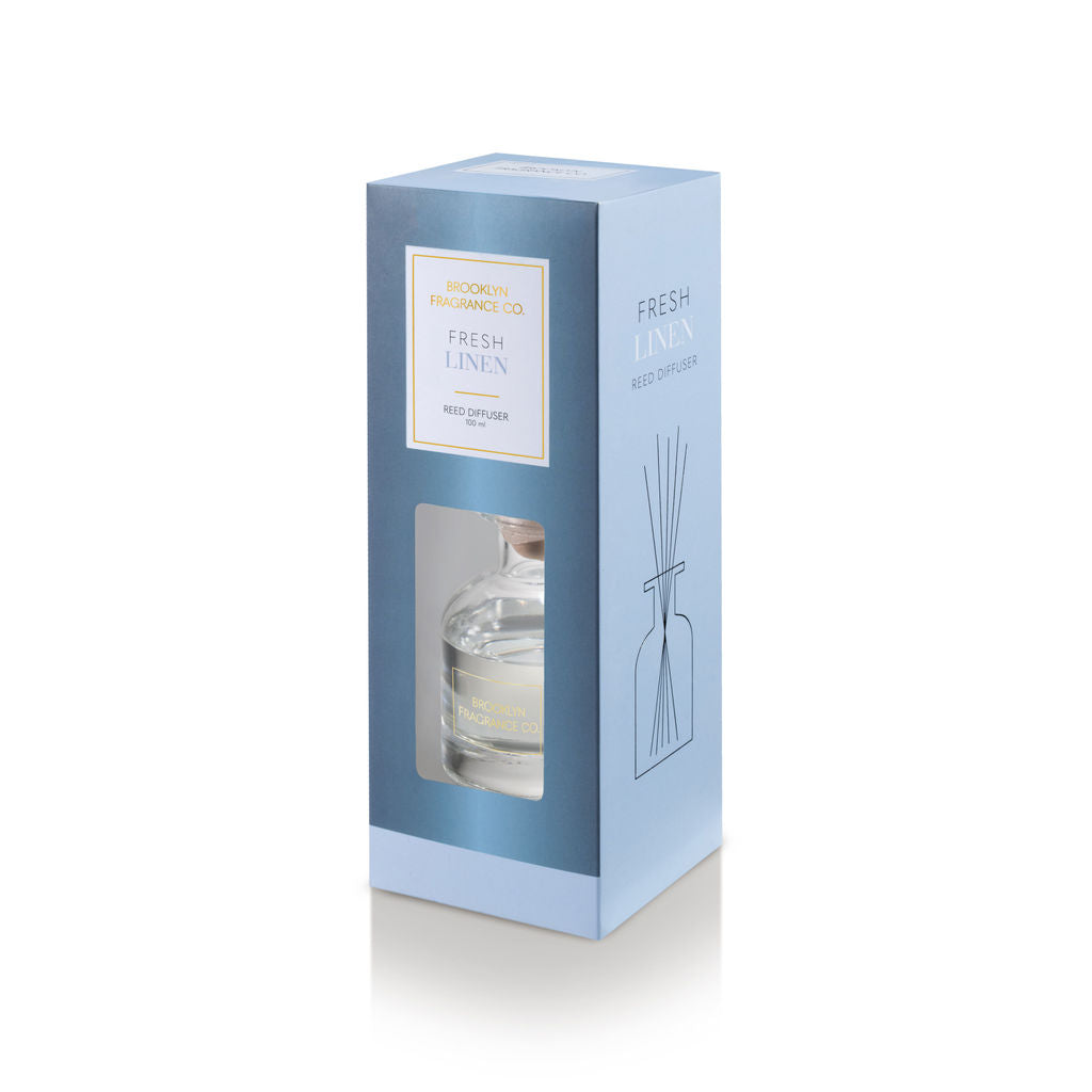 Fresh Linen 100 ml Reed Diffuser – BrooklynFragranceCo